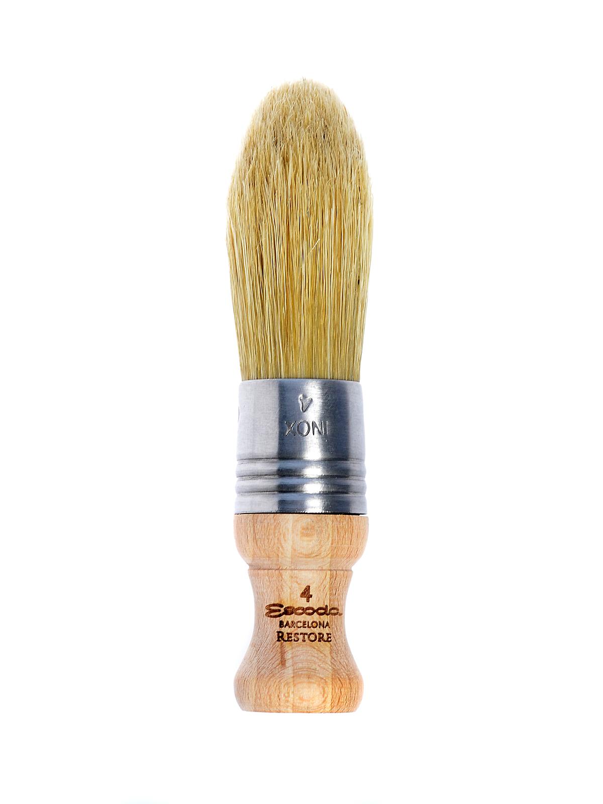 Restore Chalk Brushes 7601-4 Stubby Bristle 4