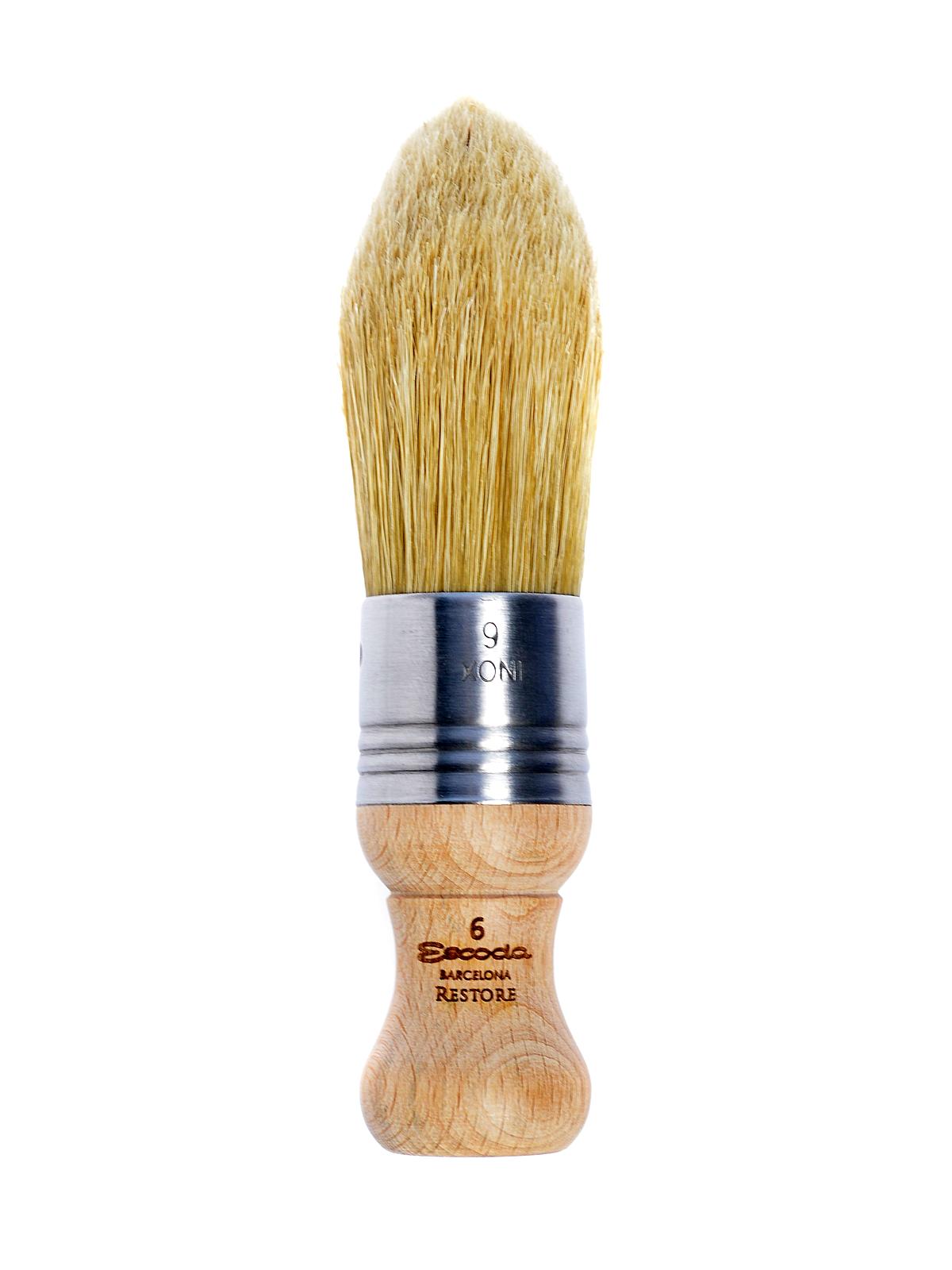 Restore Chalk Brushes 7601-6 stubby bristle 6