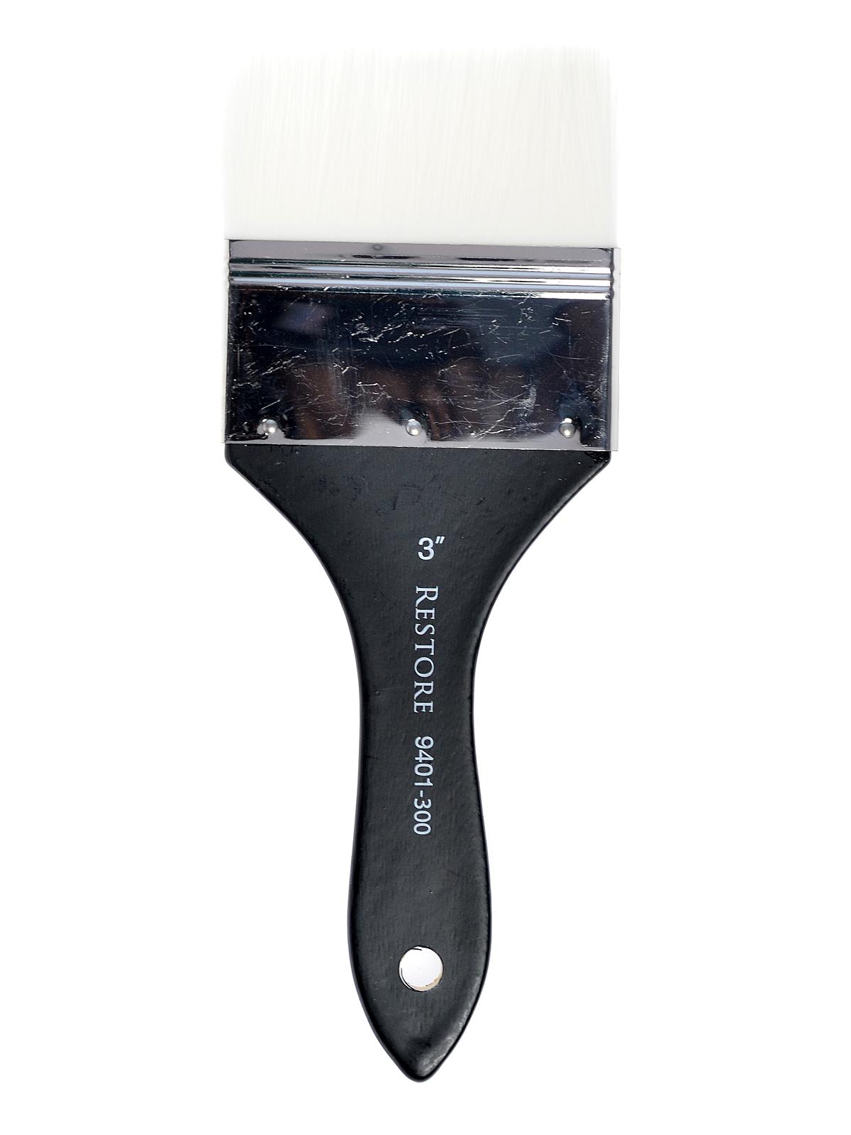 Restore Chalk Brushes 9401-3 Synthetic Mottler 3 In.