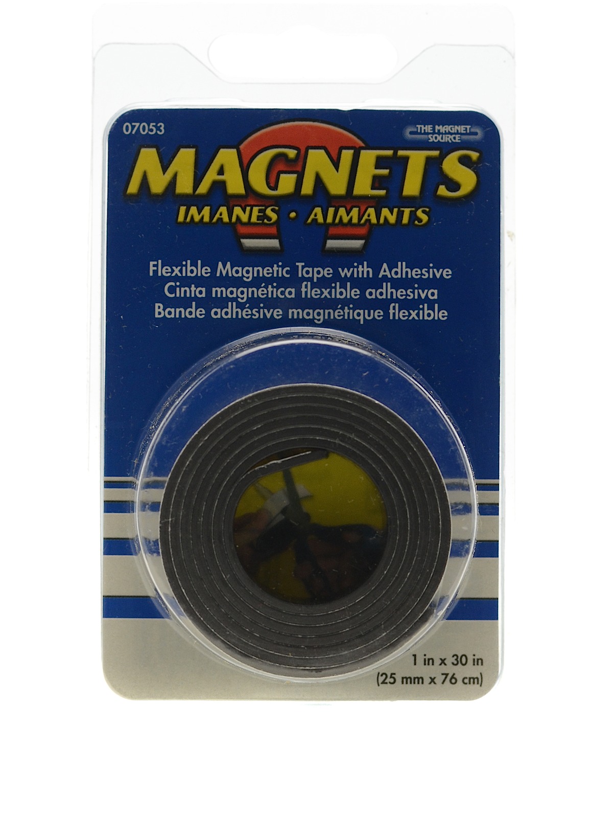 Flexible Magnetic Strips With Adhesive 1 In. X 30 In.