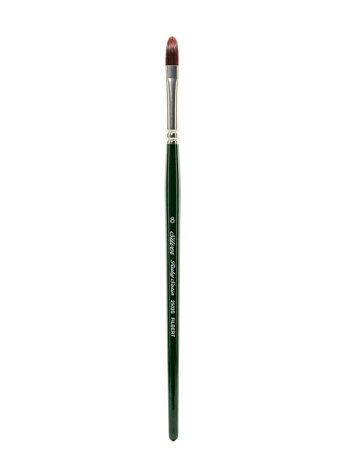 Ruby Satin Series Synthetic Brushes Short Handle 8 filbert 2503S