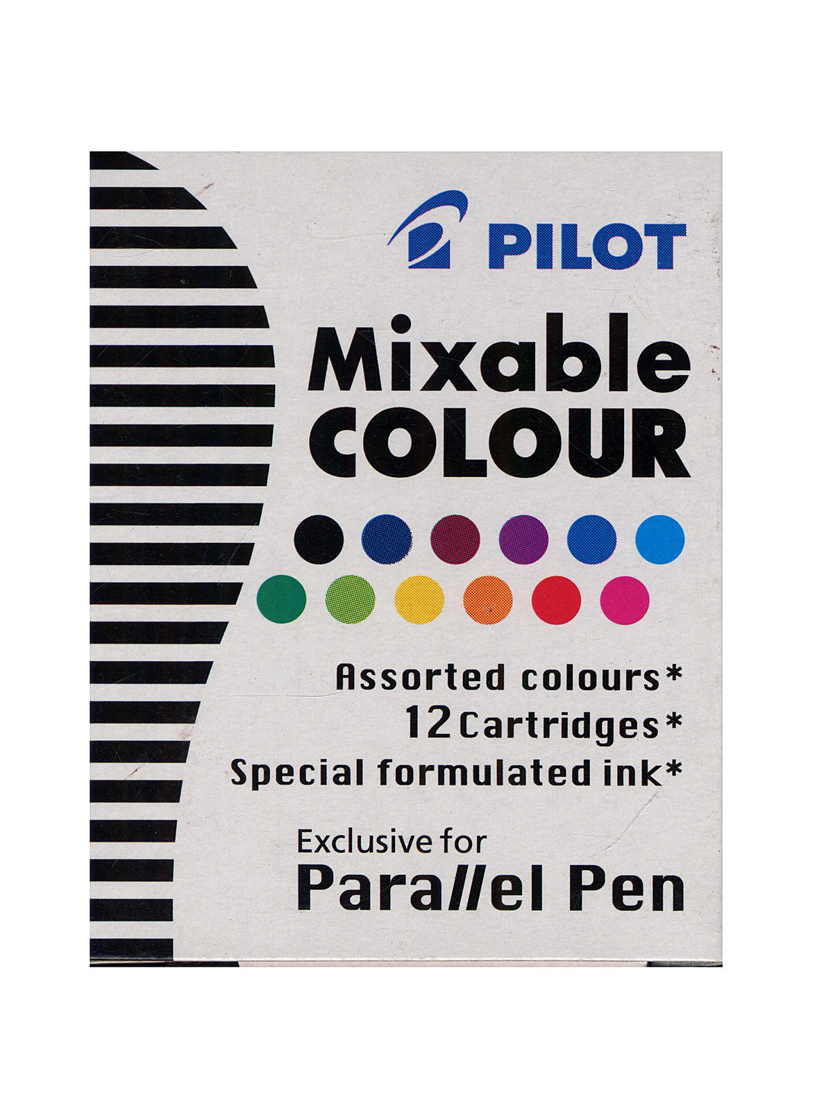 Parallel Pens Refills, Assorted Pack Of 12