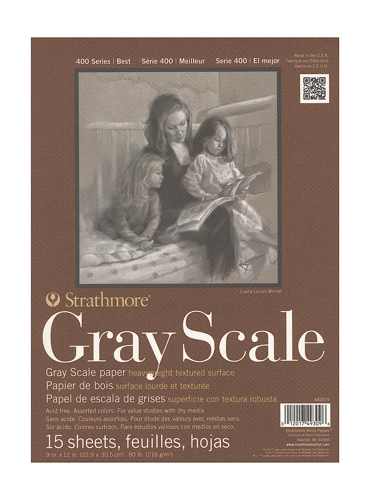 Gray Scale Pad 9 In. X 12 In.