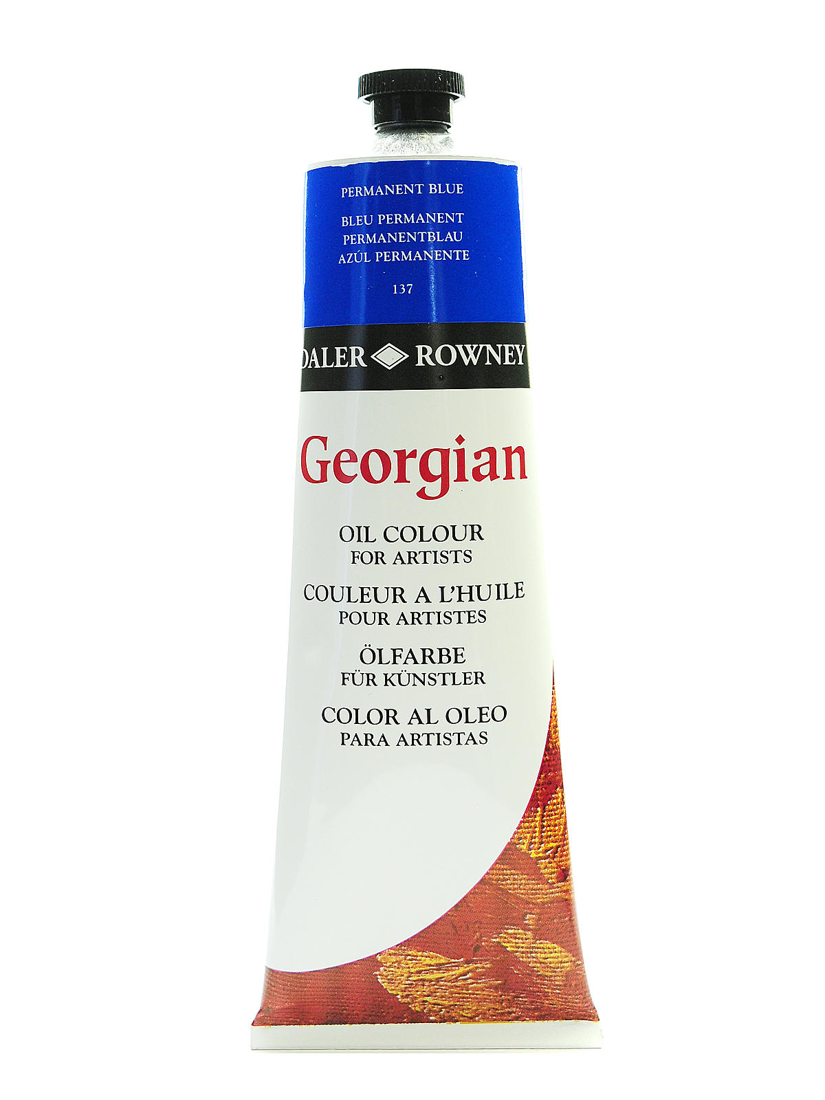 Georgian Oil Colours permanent blue 225 ml