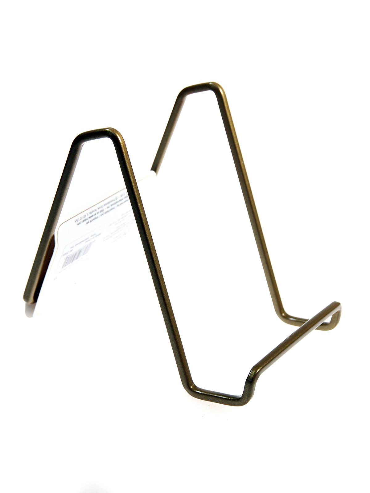 Square Wire Display Stands painted gold 4 in.