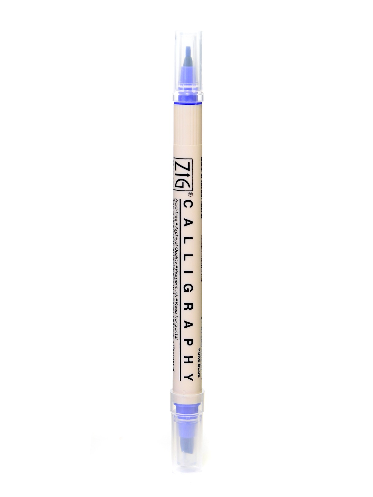 Memory System Double Sided Calligraphy Marker pure blue