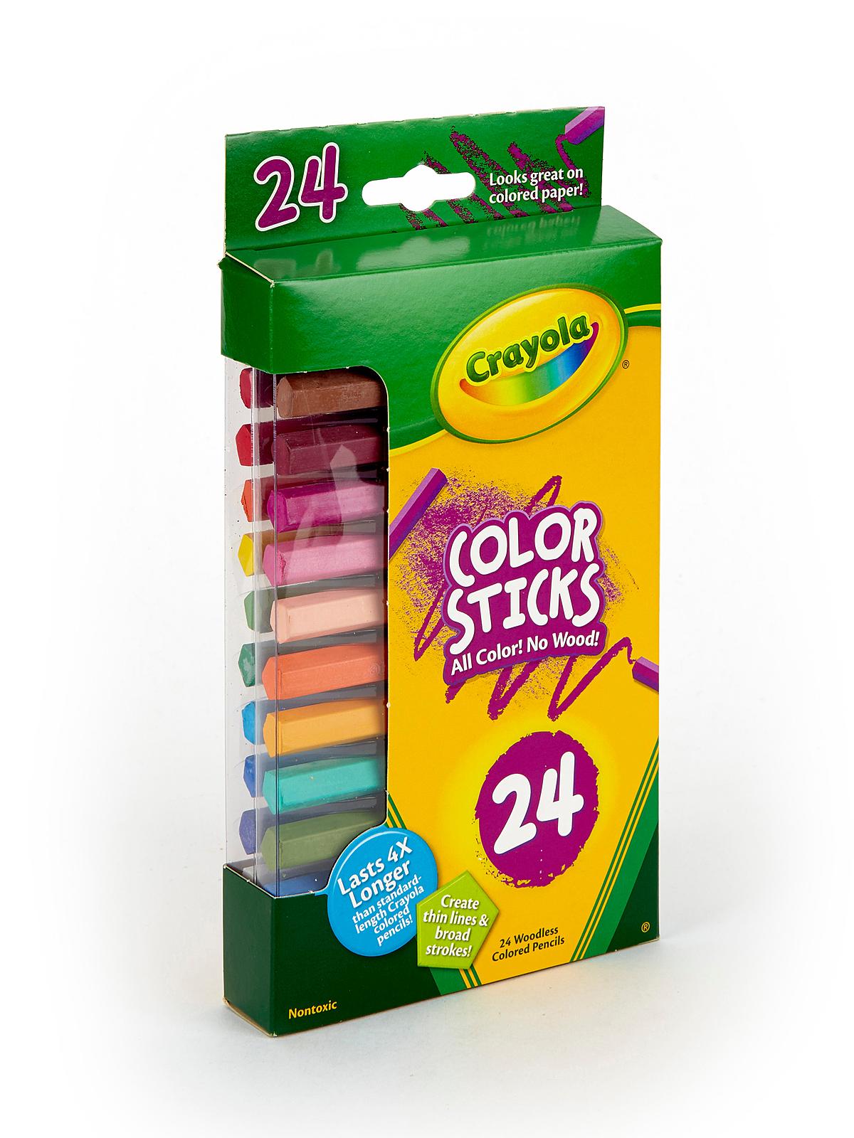 Colored Pencil Color Sticks Set Of 24