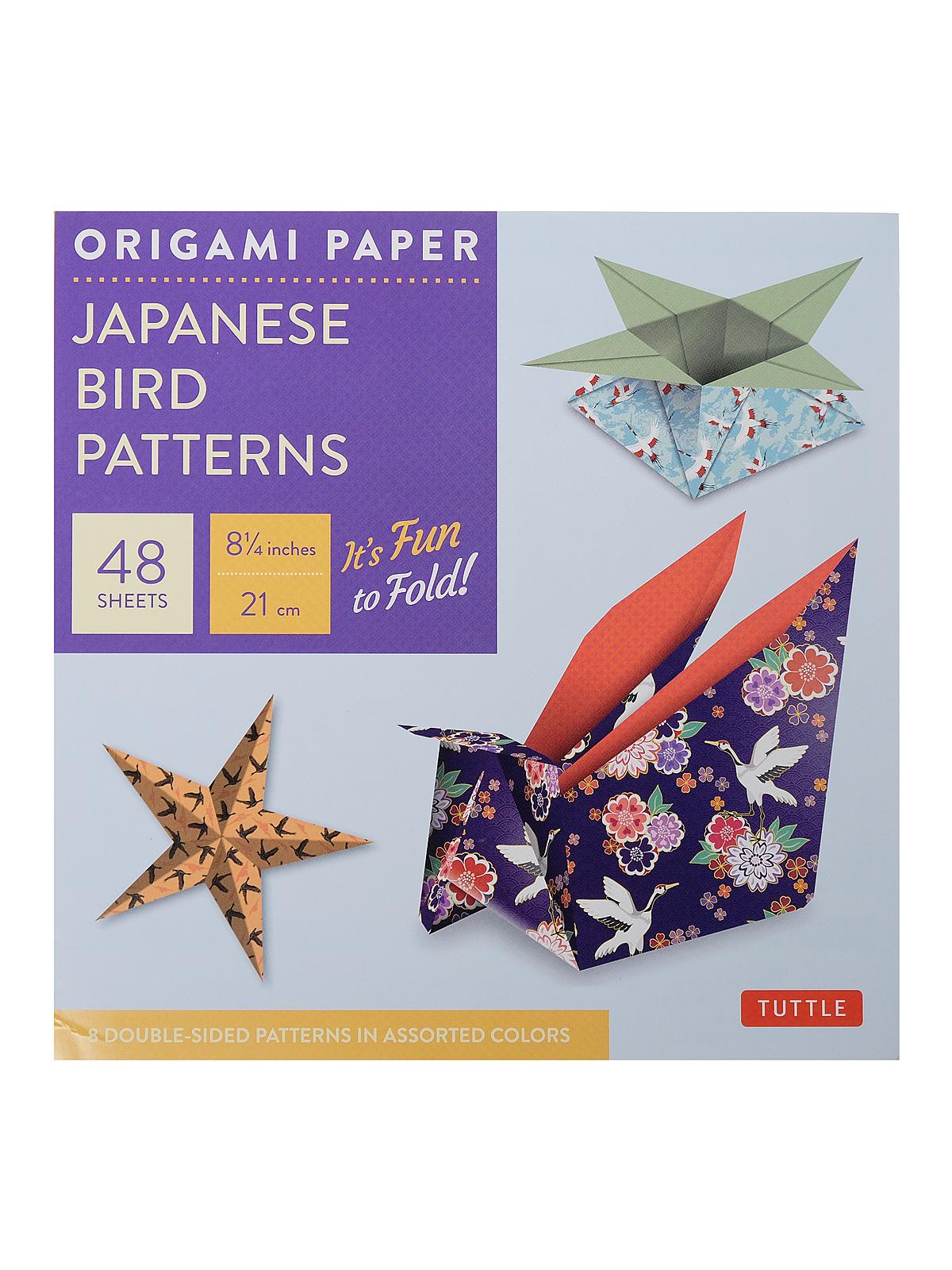Origami Paper Japanese Bird Patterns Large