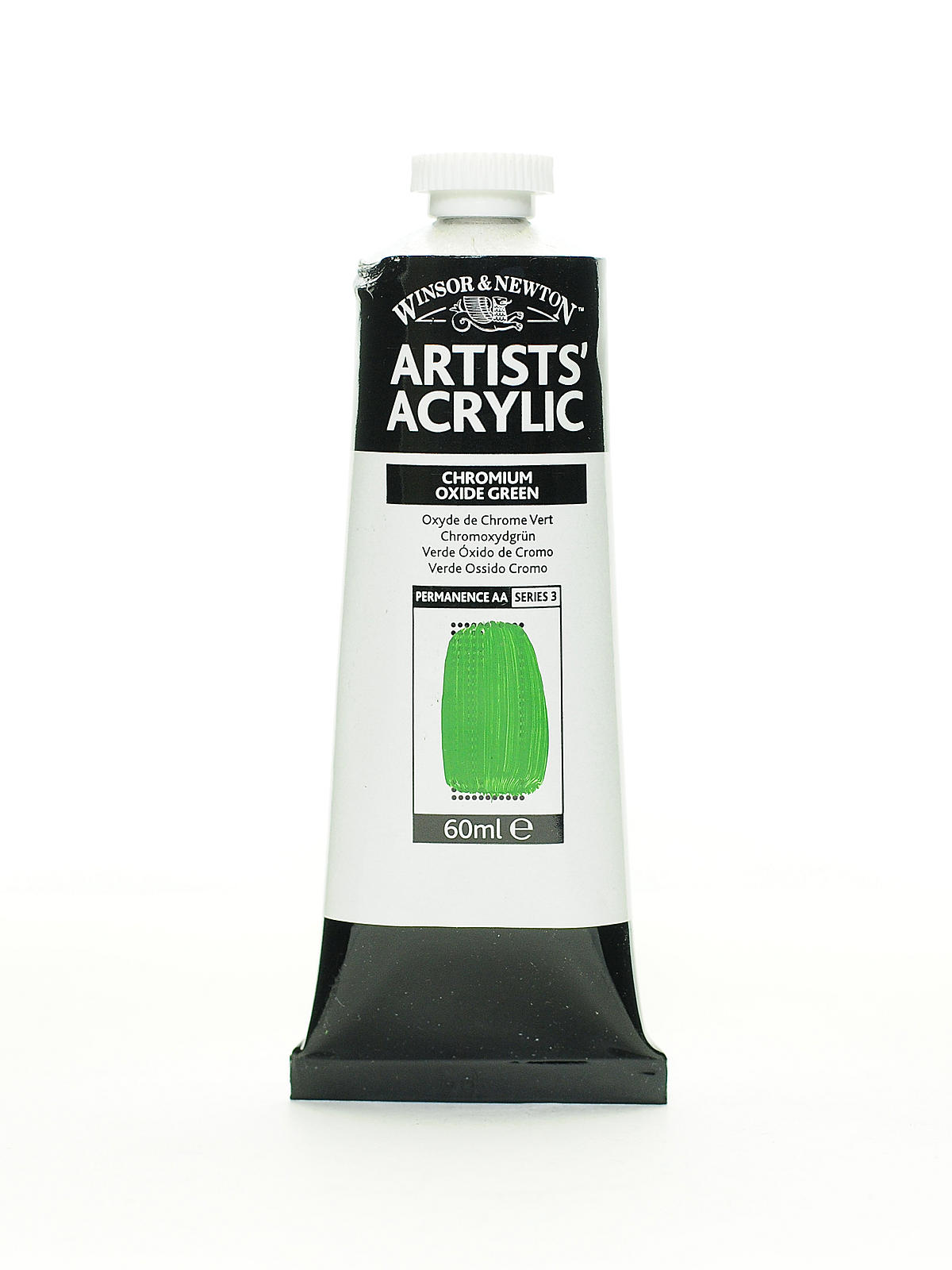 Professional Acrylic Colours chromium oxide green 60 ml 162