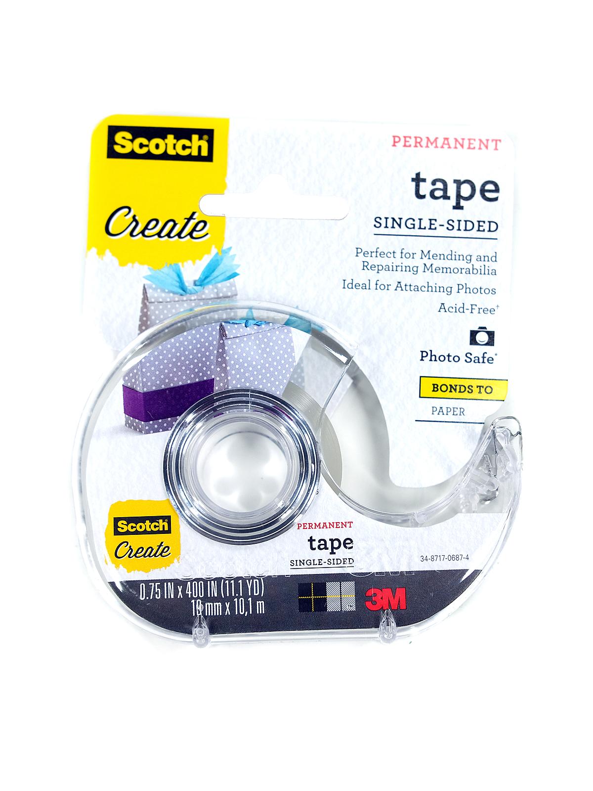 Scotch Create Single-sided Mending Tape 3 4 In. X 400 In. Roll 001-CFT