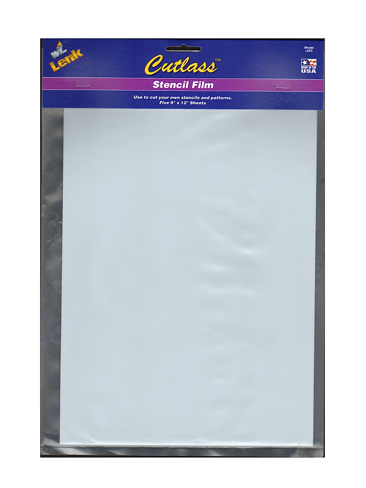 Cutlass Stencil Cutting Tools Stencil Film, Pack Of 5