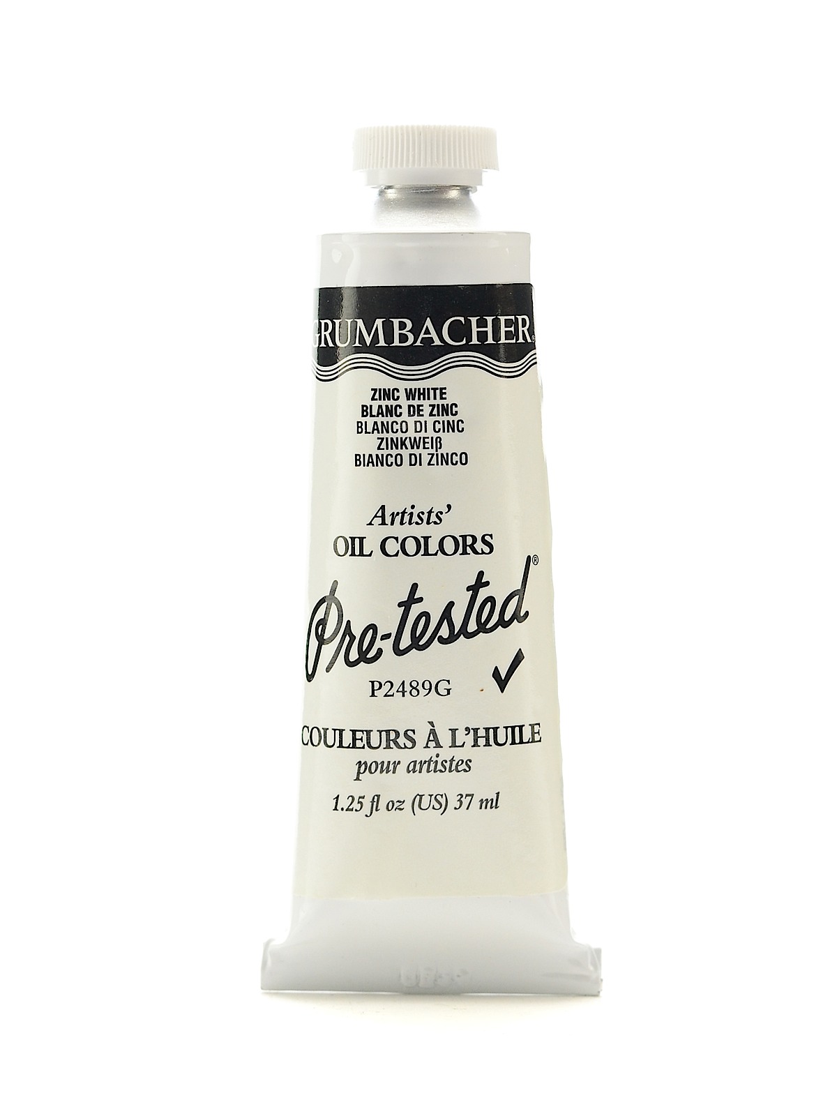 Pre-Tested Artists Oil Colors zinc white P248 1.25 oz.
