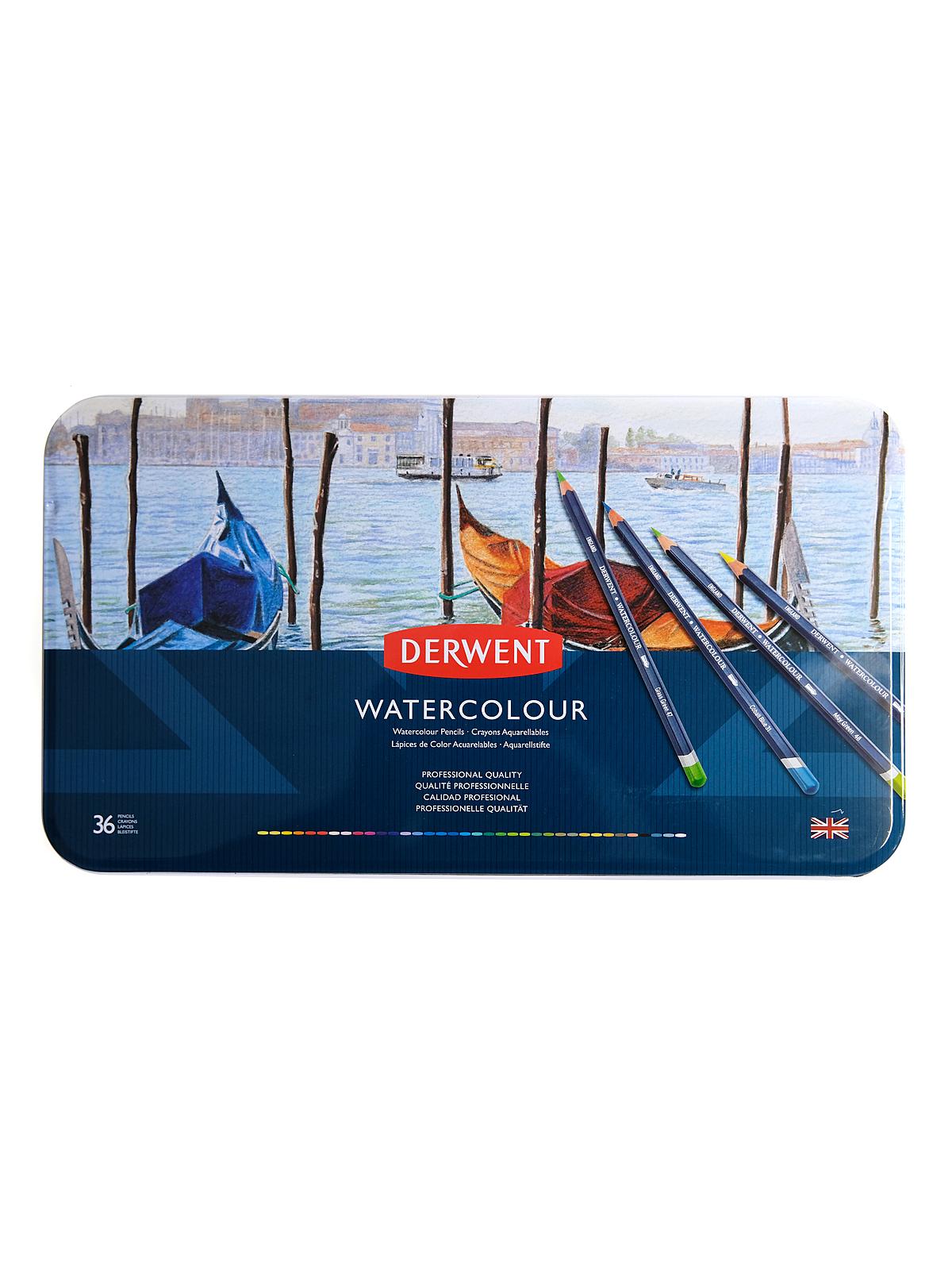 Watercolor Pencil Sets in Tins set of 36