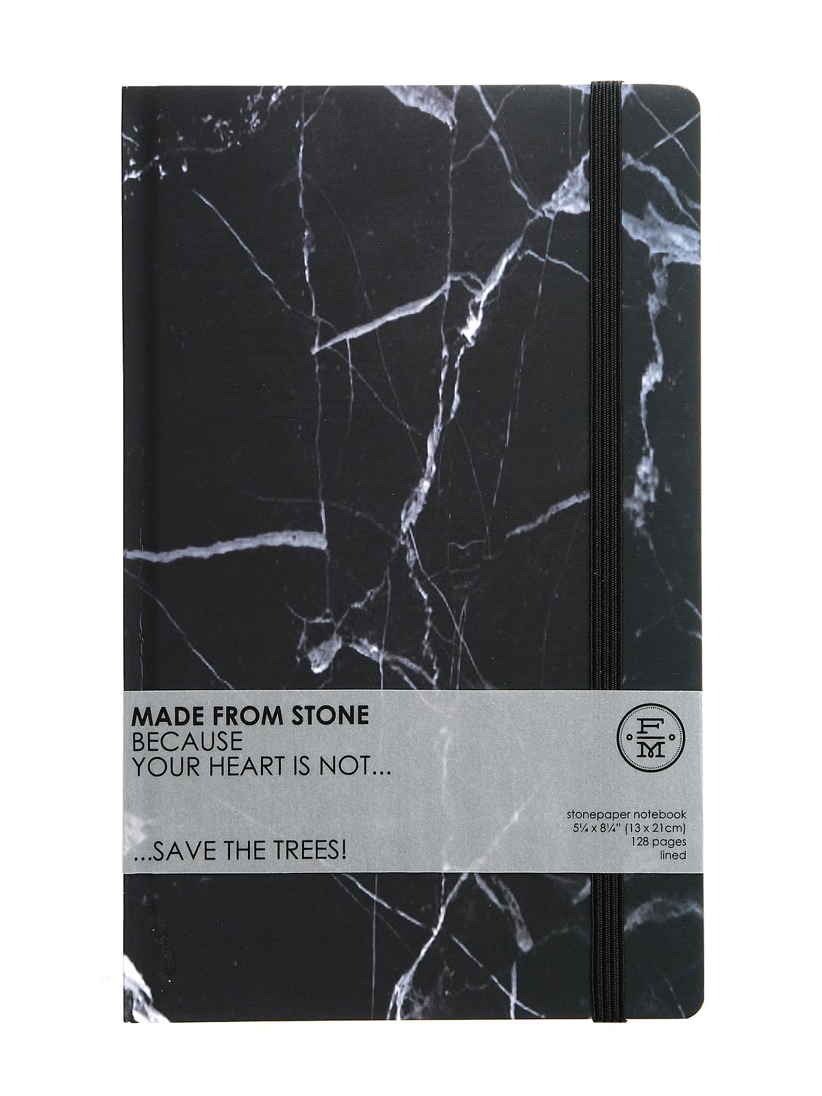 Stonepaper Notebooks Onyx 5 1 4 In. X 8 1 4 In. 128 Pages, Lined