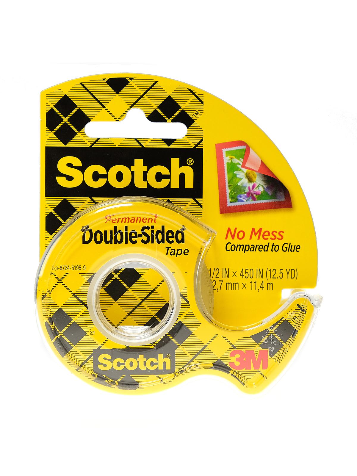Double-sided Adhesive Tape 1 2 In. X 400 In. Roll