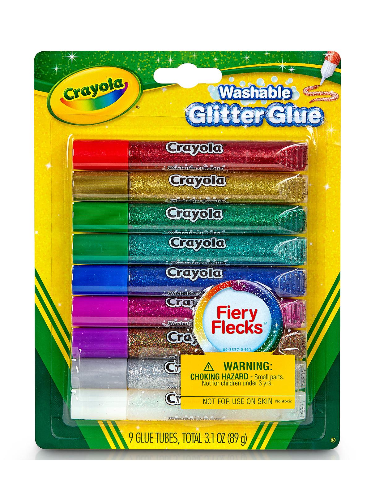 Washable Glitter Glue bold set of 9