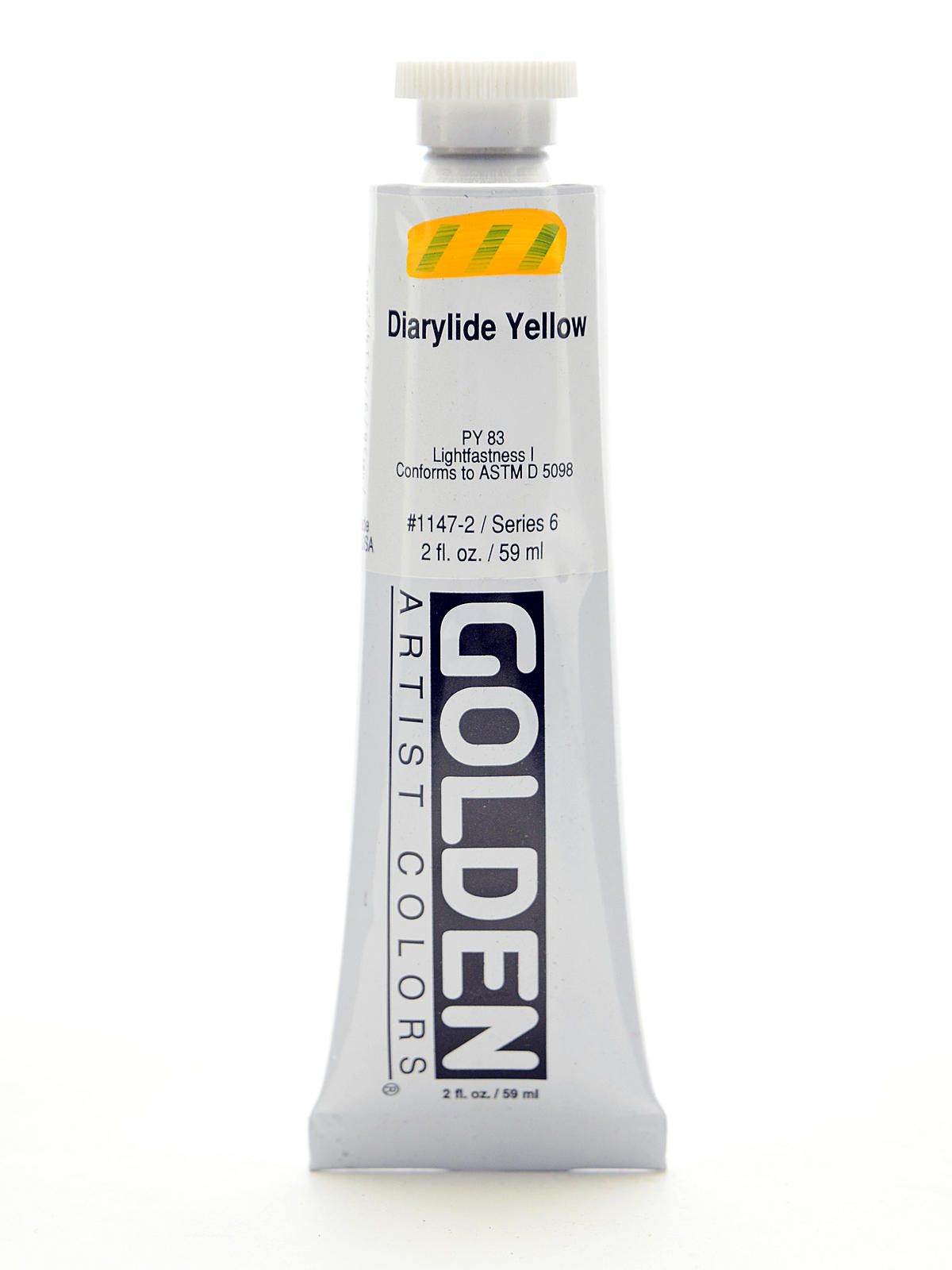 Heavy Body Acrylics diarylide yellow 2 oz.