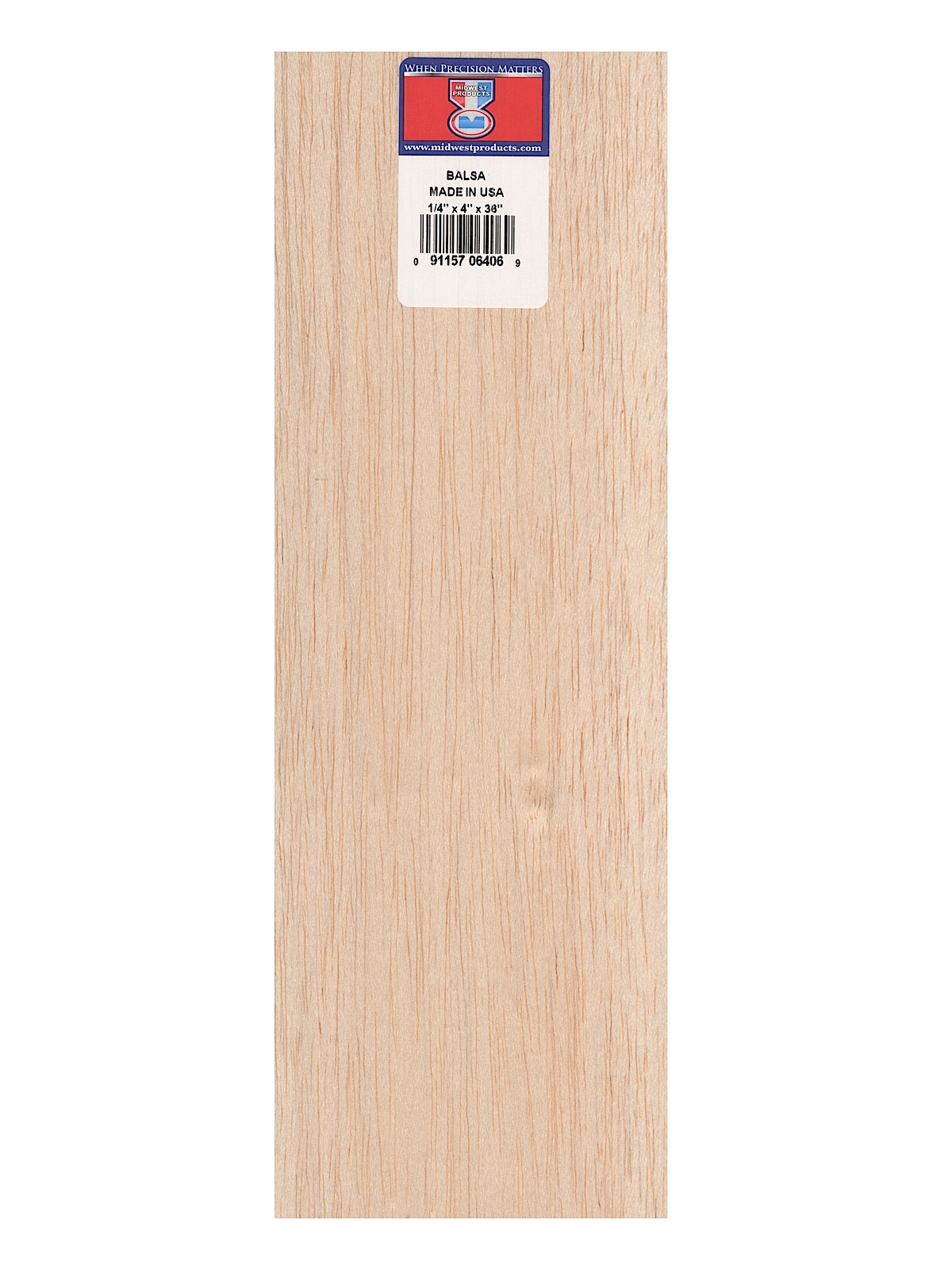 Balsa Sheets 1 4 in. 4 in. x 36 in.