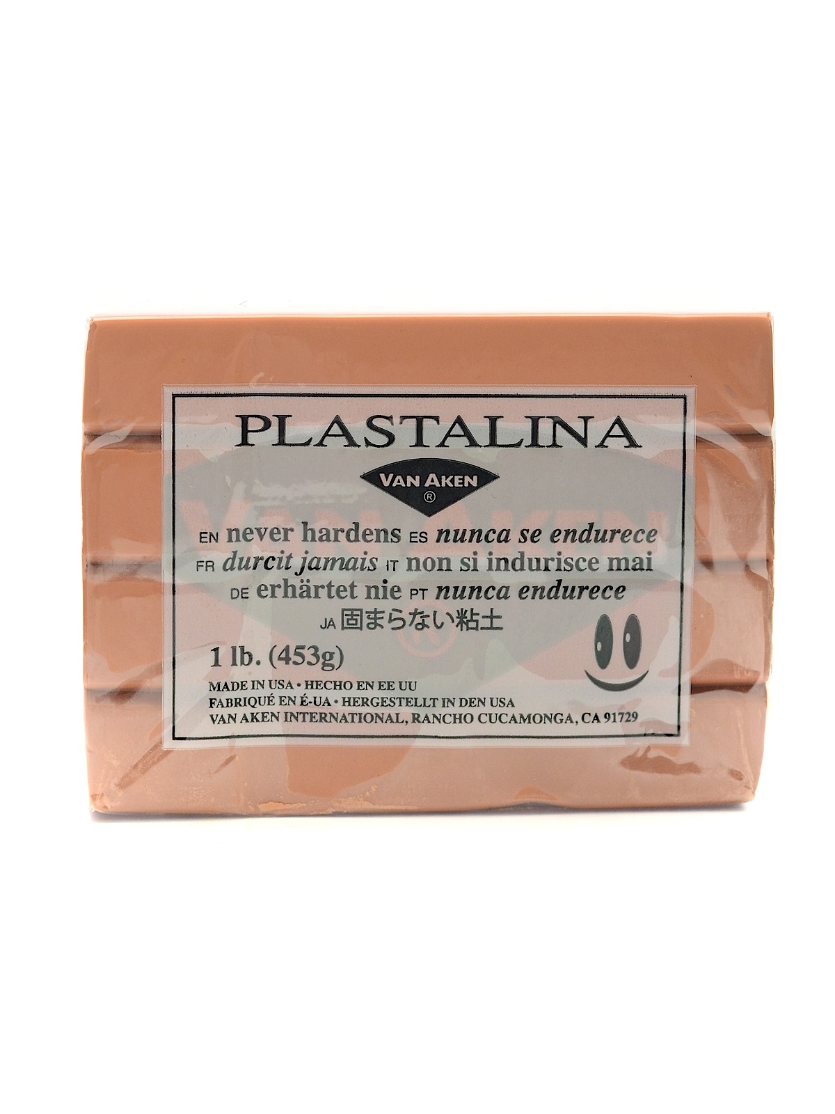 Plastalina Modeling Clay flesh 1 lb. bar