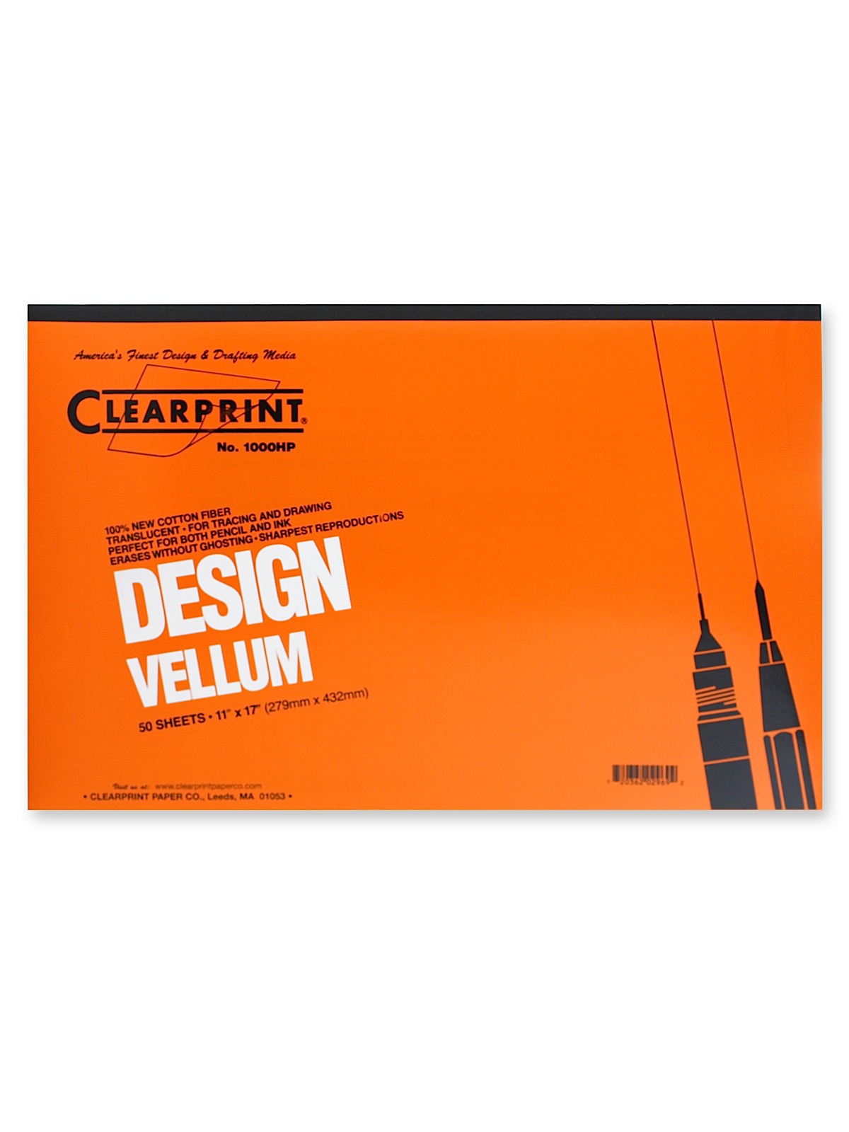 Design Vellum Pad No. 1000HP 11 In. X 17 In. Pad Of 50