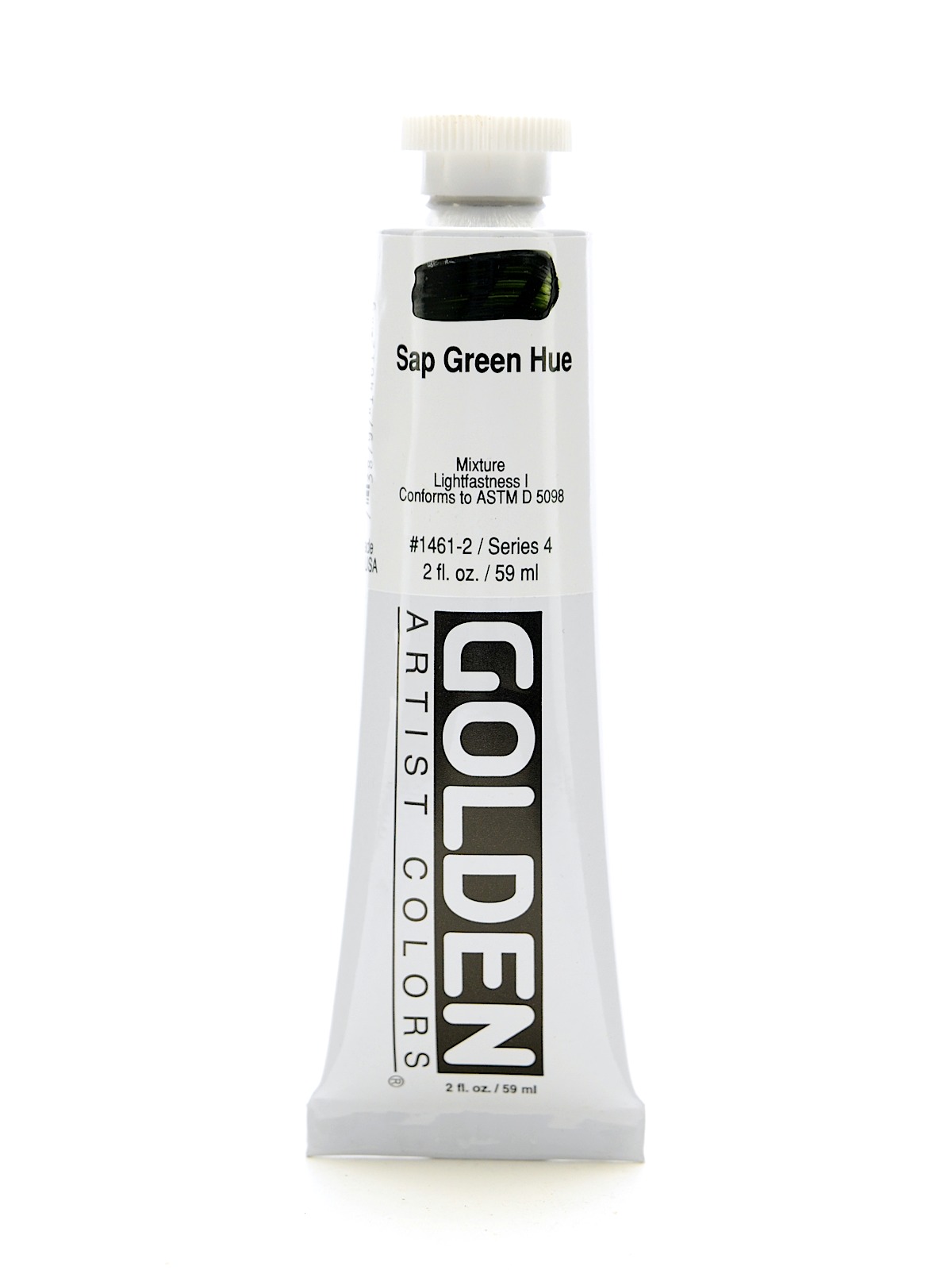 Heavy Body Acrylics historical sap green hue 2 oz.