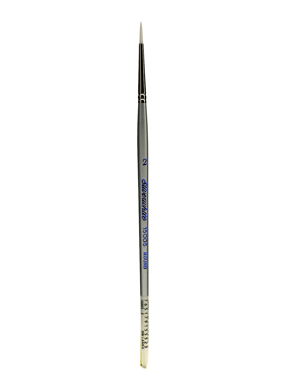 Silverwhite Series Synthetic Brushes Short Handle 2 round
