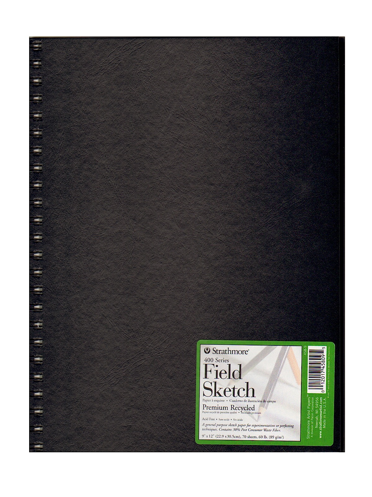 Hardcover Recycled Field Sketch Books 12 In. X 9 In.