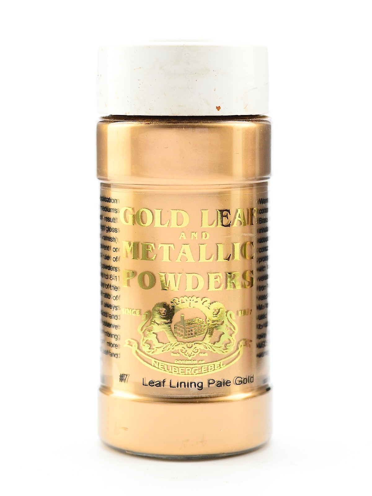 Metallic and Mica Powders leaf lining pale gold 2 oz.