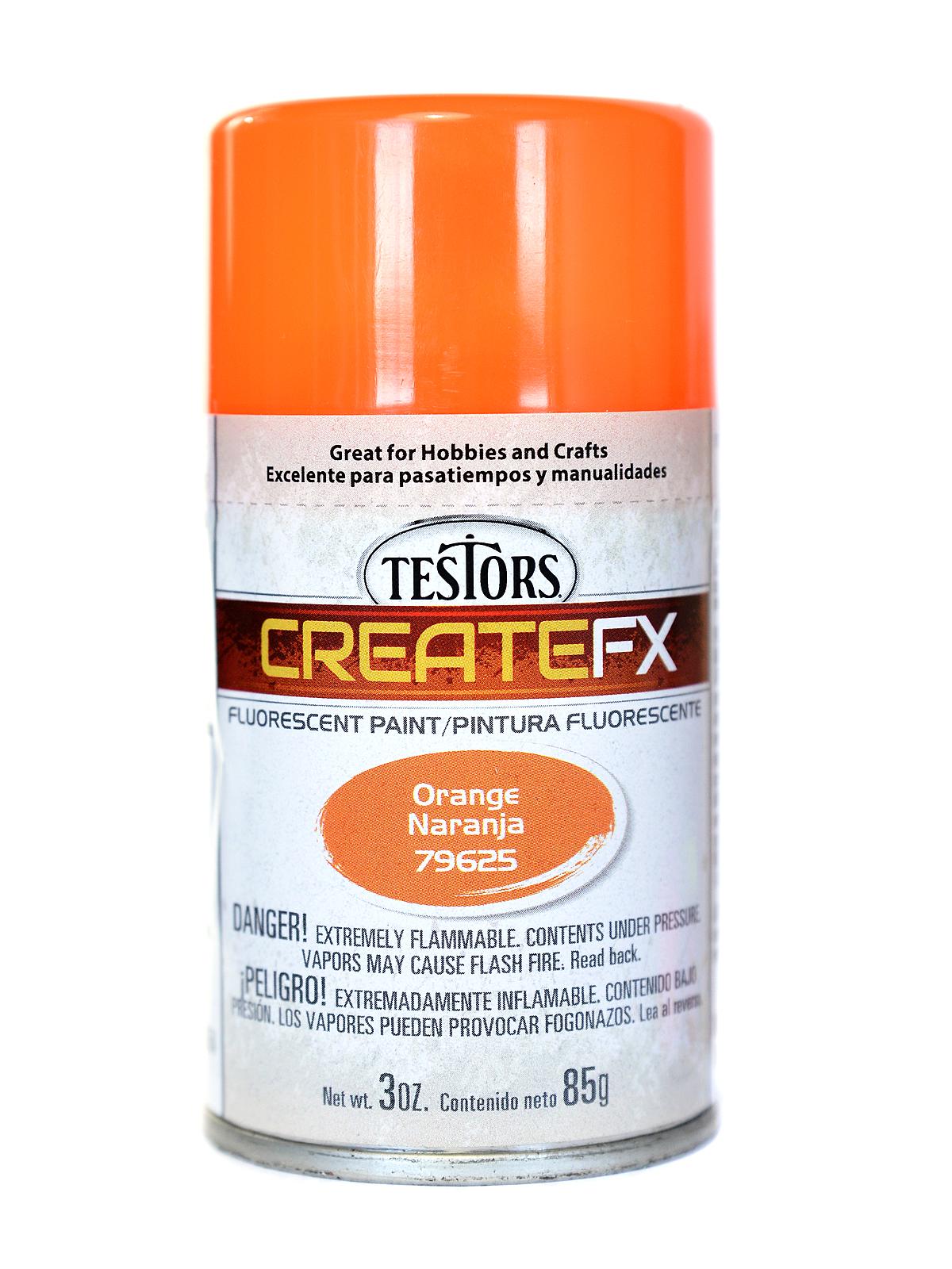 Createfx Specialty Sprays 3 Oz. Fluorescent Orange