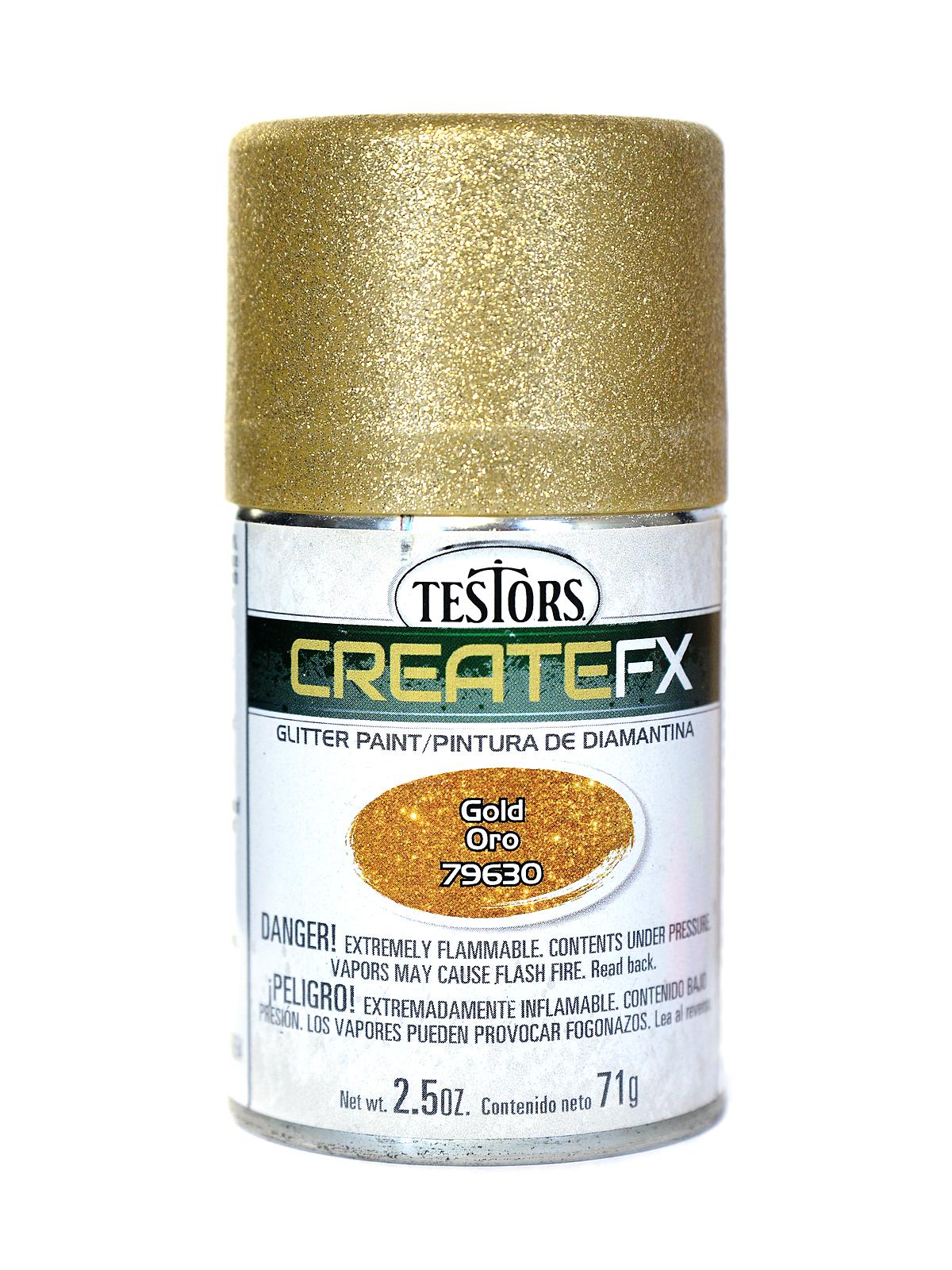 Createfx Specialty Sprays 2.5 Oz. Glitter Gold