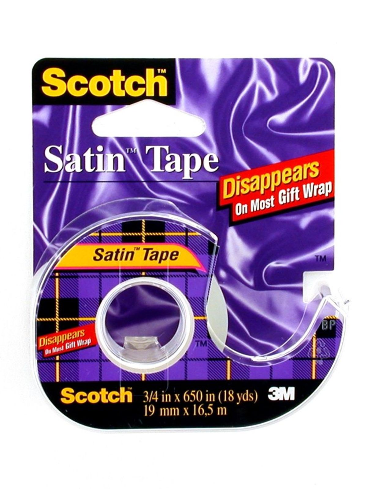 Satin Tape 3 4 In. X 18 Yd.