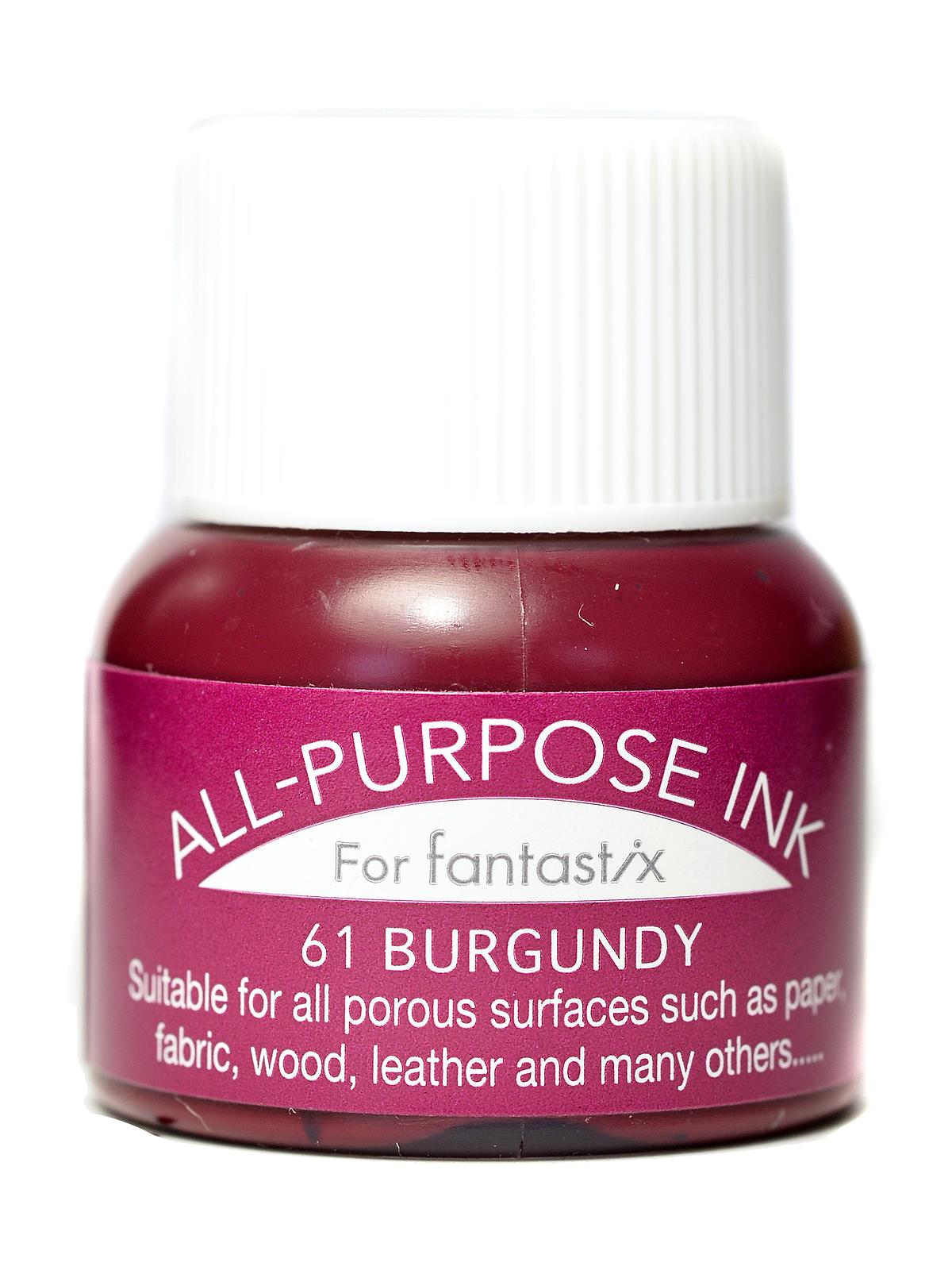 All Purpose Ink 0.5 Oz. Bottle Burgundy
