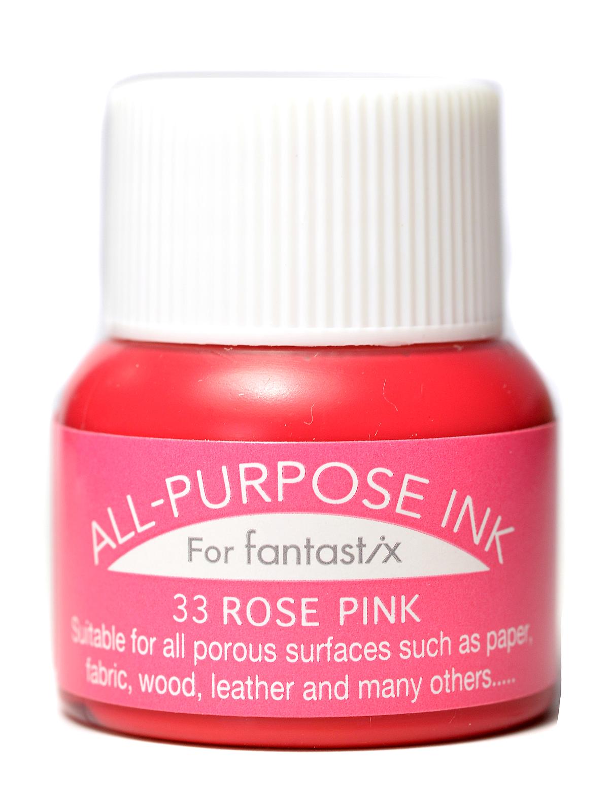 All Purpose Ink 0.5 Oz. Bottle Rose Pink