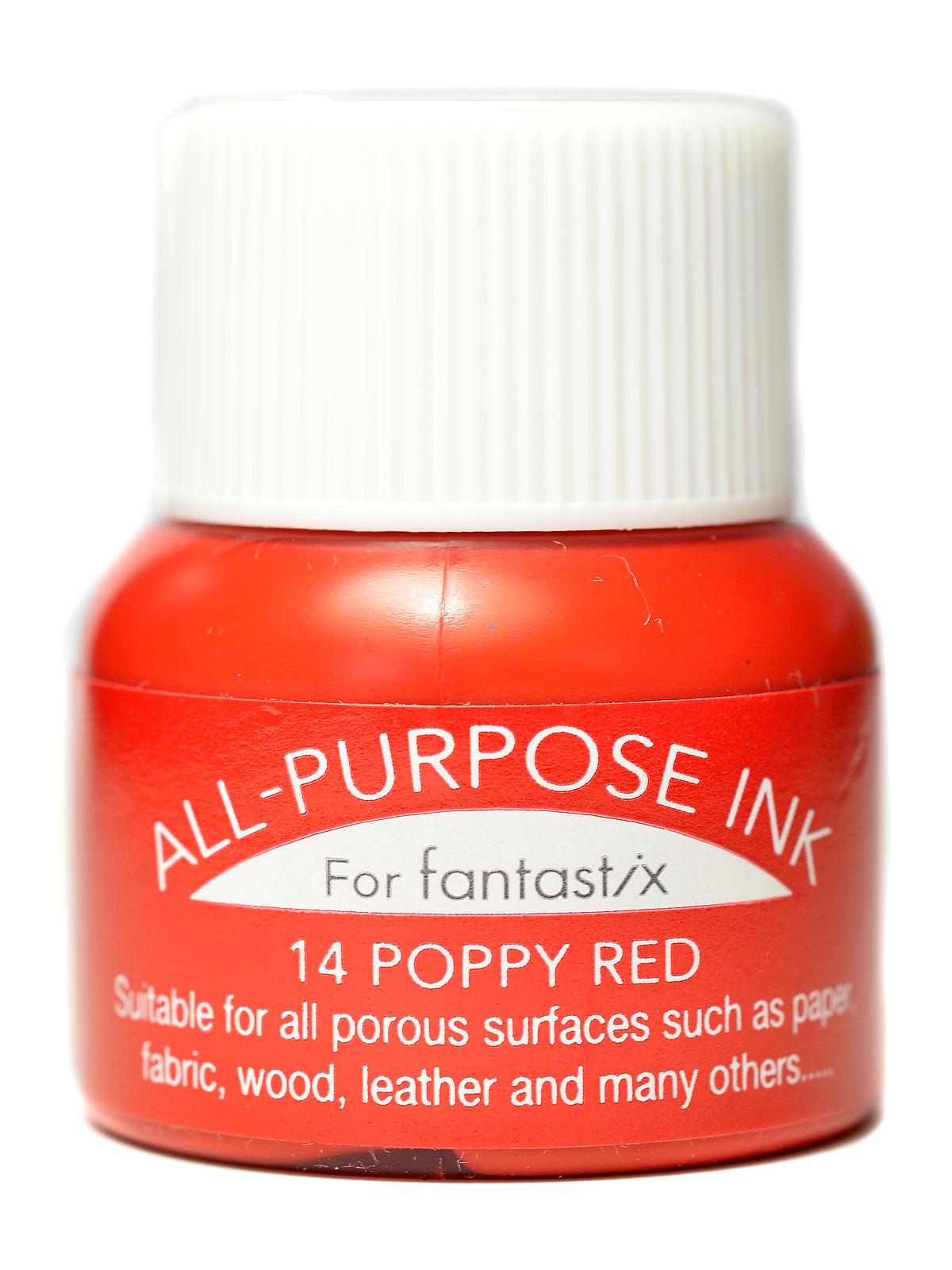 All Purpose Ink 0.5 Oz. Bottle Poppy Red