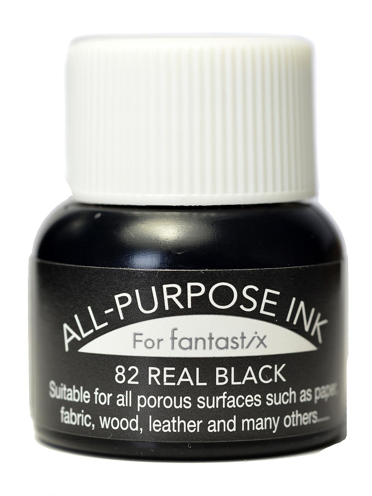 All Purpose Ink 0.5 Oz. Bottle Real Black