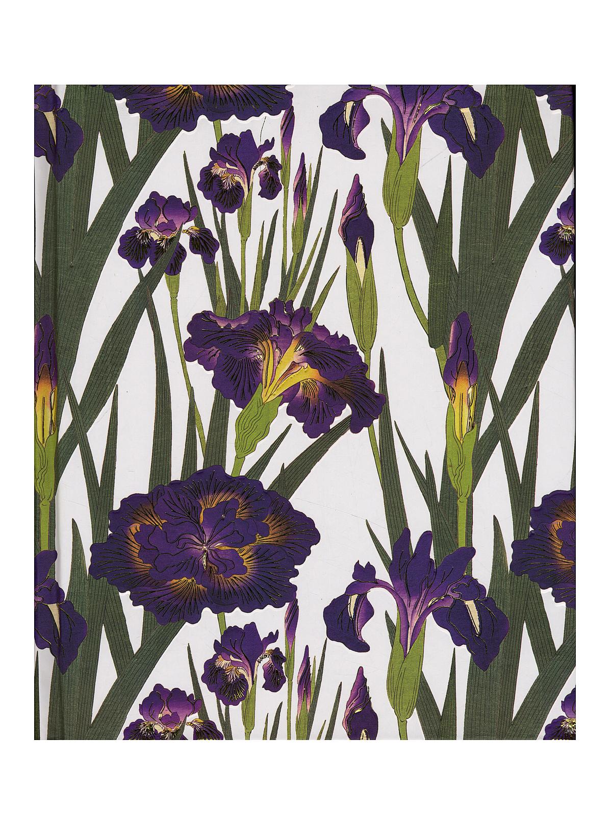 Oversized Journals Purple Irises 7 1 4 In. X 9 In. 192 Pages, Lined