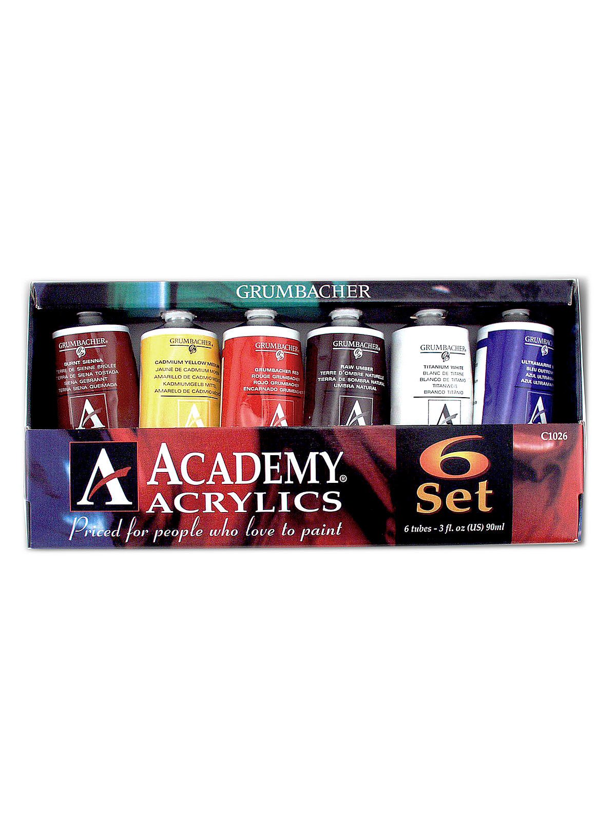Academy Acrylic Introductory Set set of 6