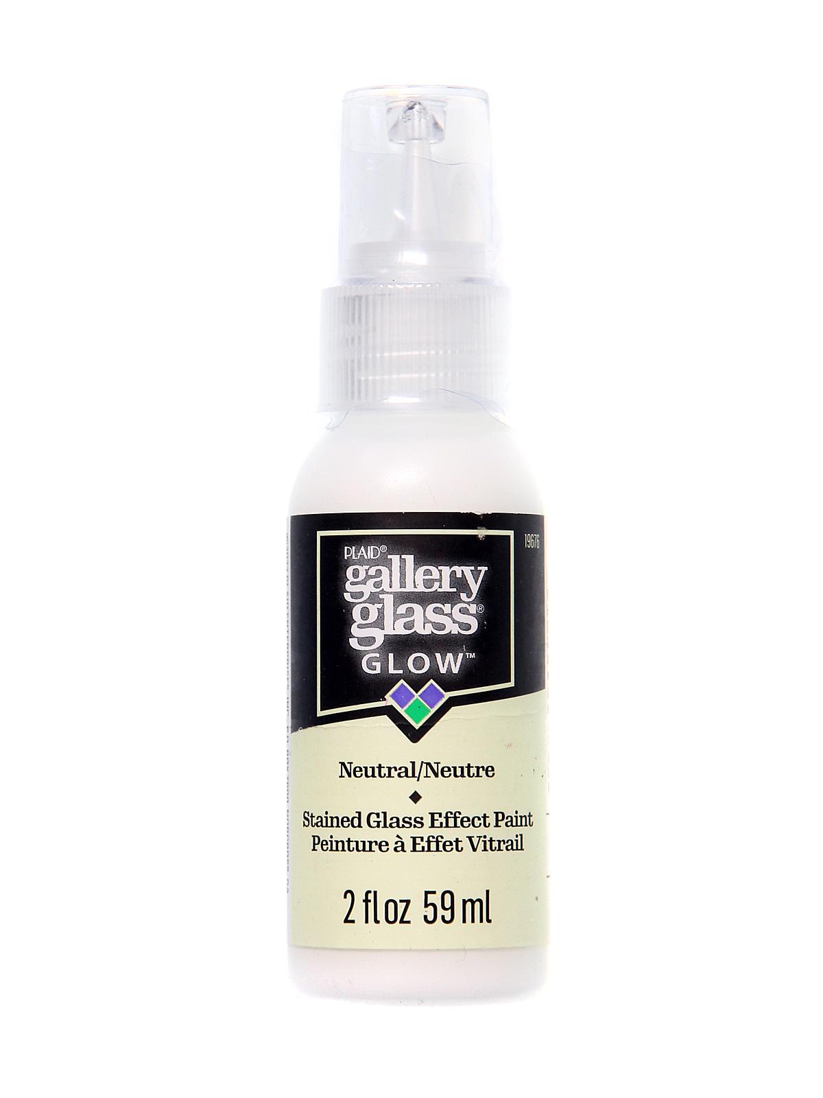 Gallery Glass Window Color glow in the dark 2 oz.