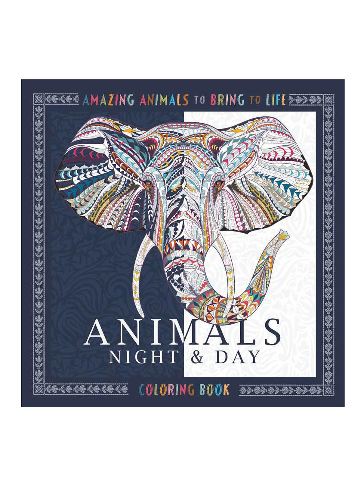 Night & Day Coloring Book Animals