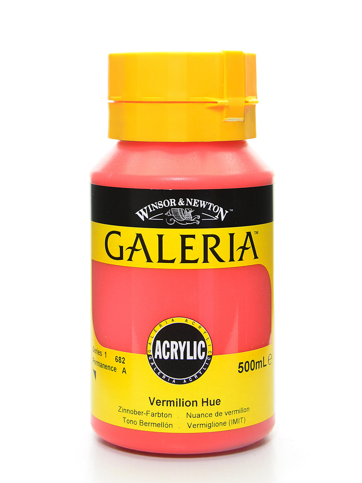 Galeria Flow Formula Acrylic Colours vermilion hue 500 ml 682