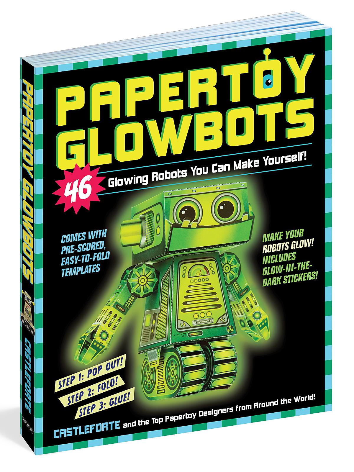 Papertoy Glowbots each