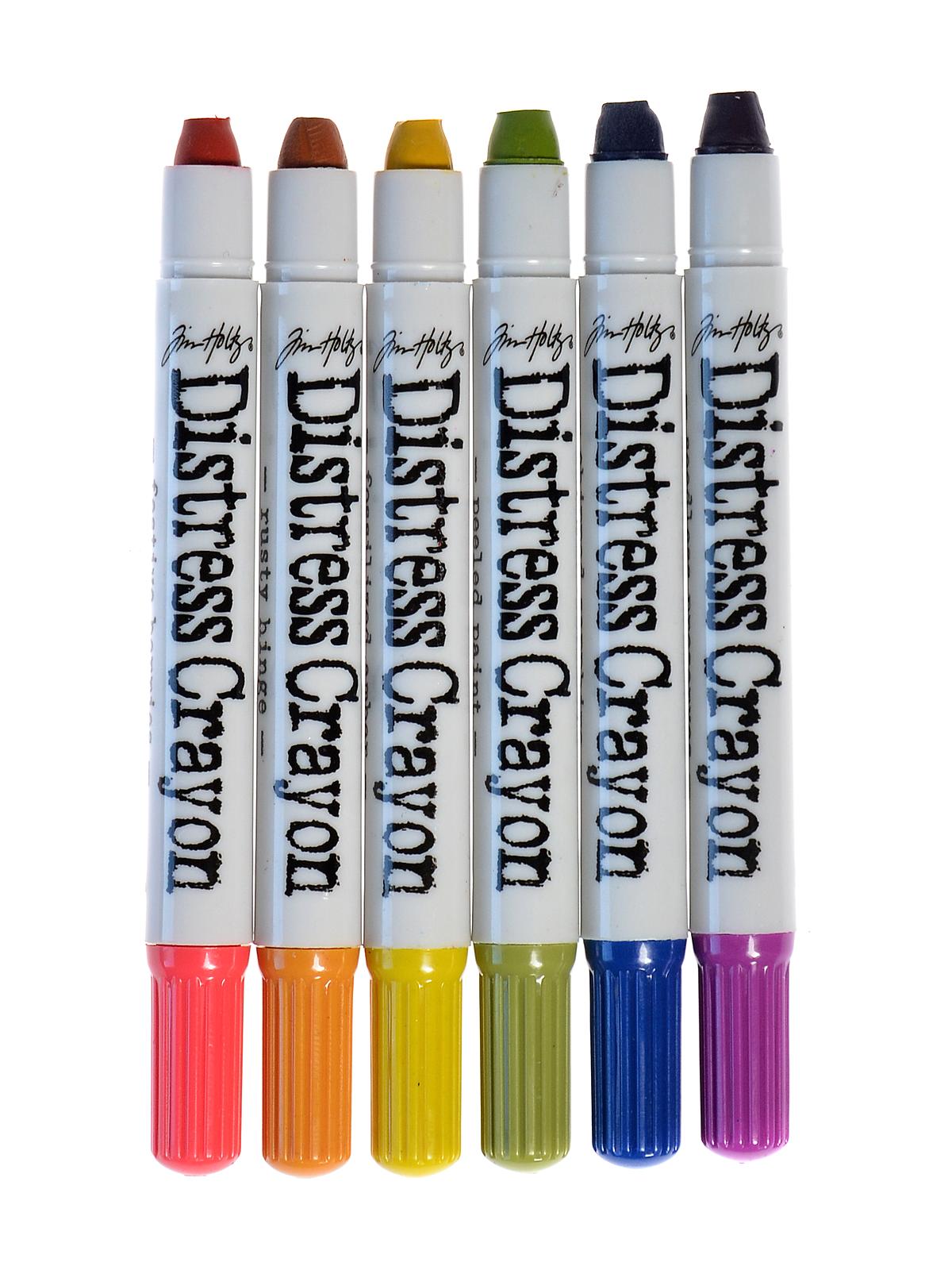 Tim Holtz Distress Crayons set #2 pack of 6