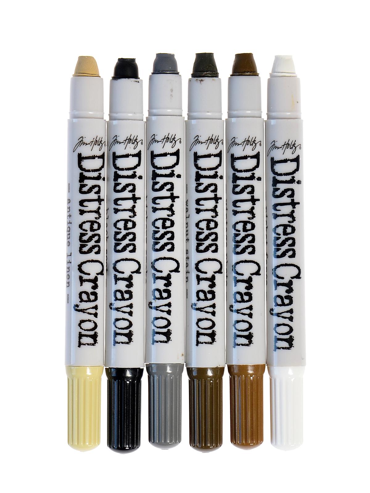 Tim Holtz Distress Crayons set #3 pack of 6