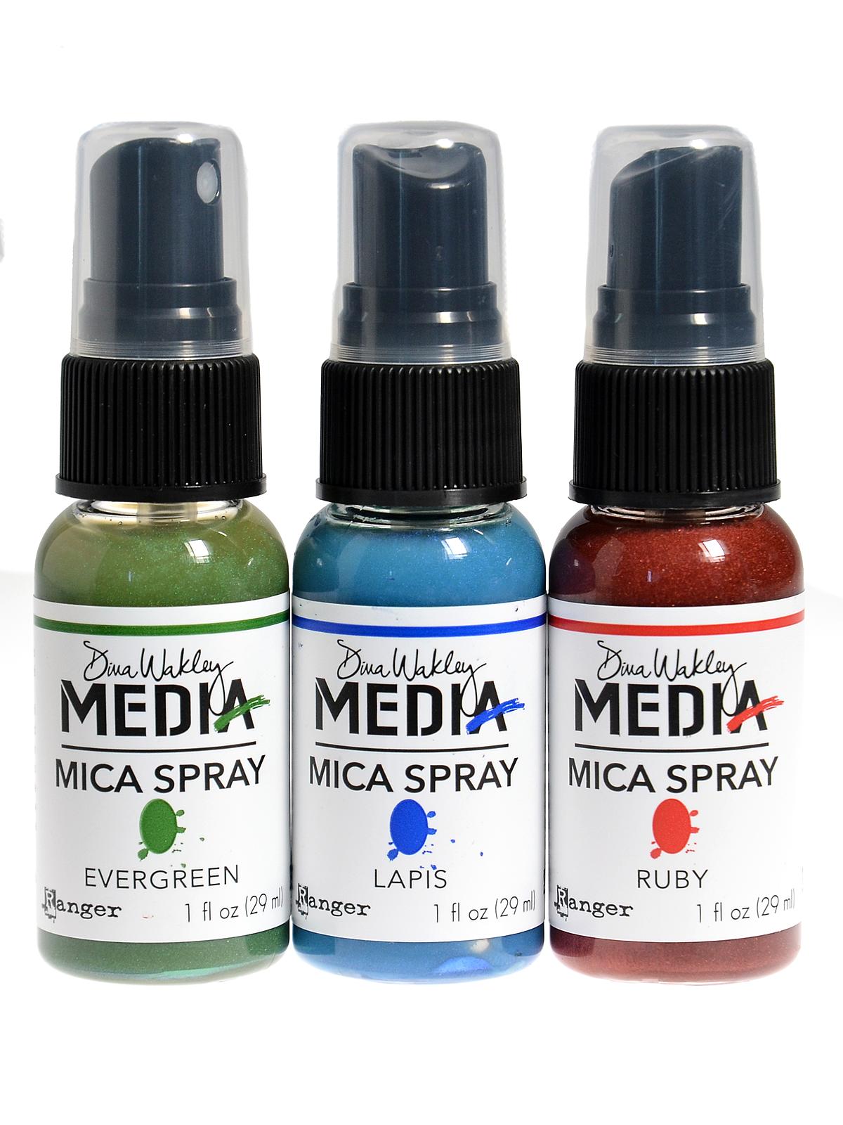 Mica Sprays Dina Wakley Pack Of 3