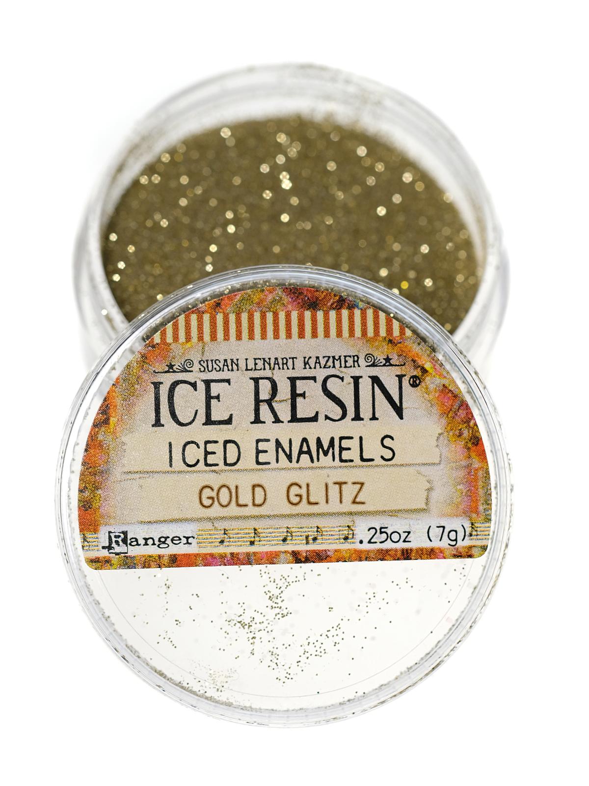 ICE Resin Iced Enamels gold 7 g jar
