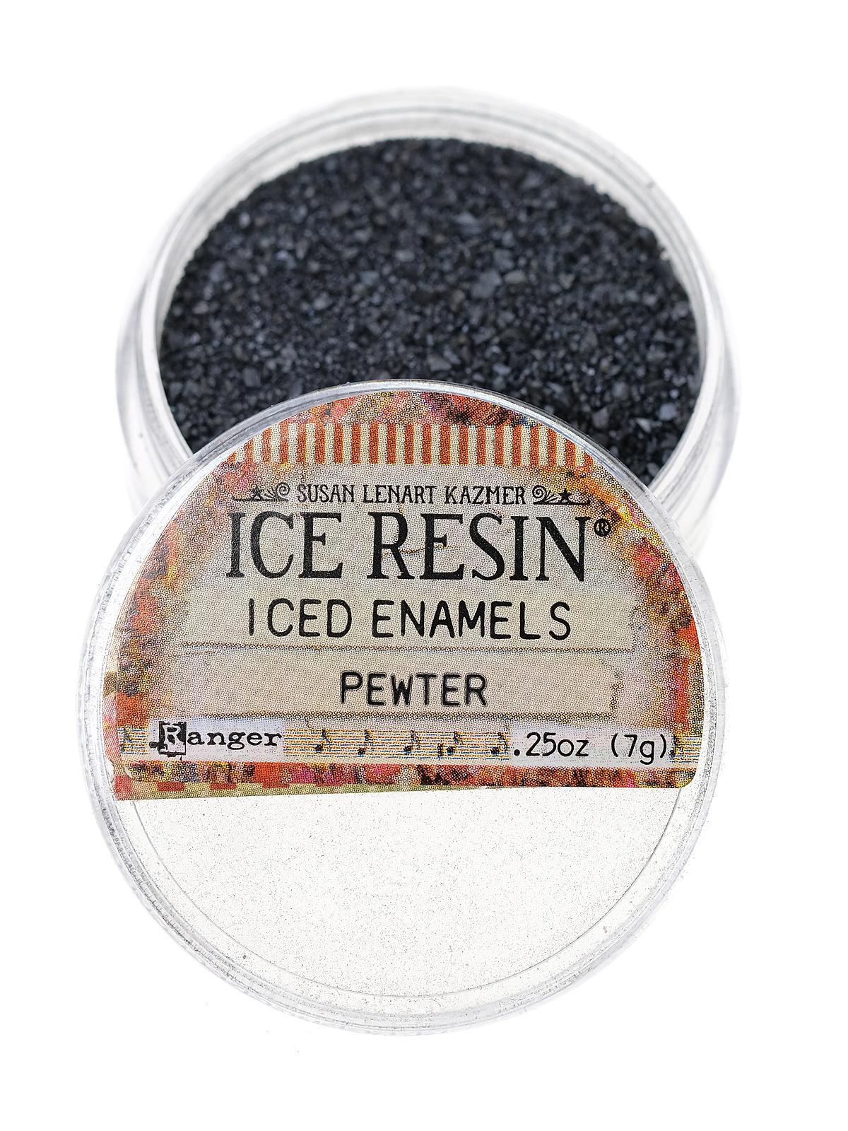 ICE Resin Iced Enamels pewter 7 g jar