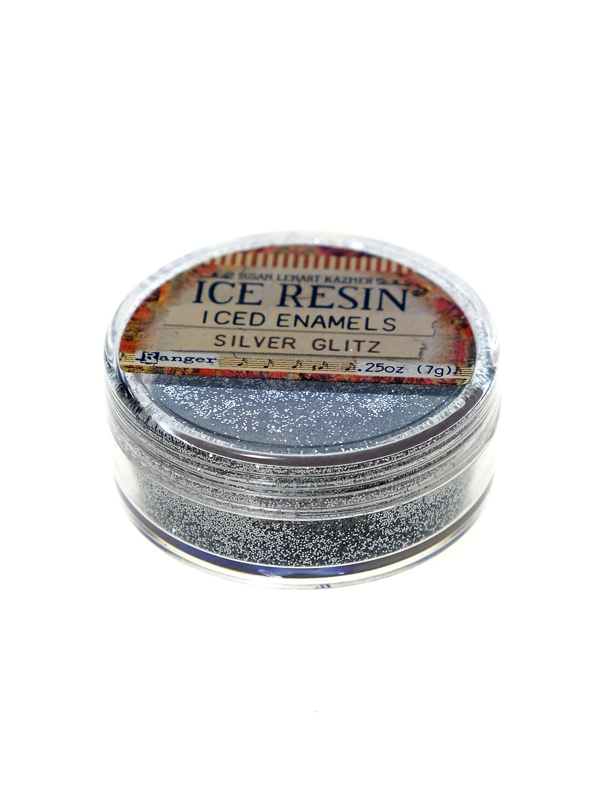 ICE Resin Iced Enamels silver 7 g jar