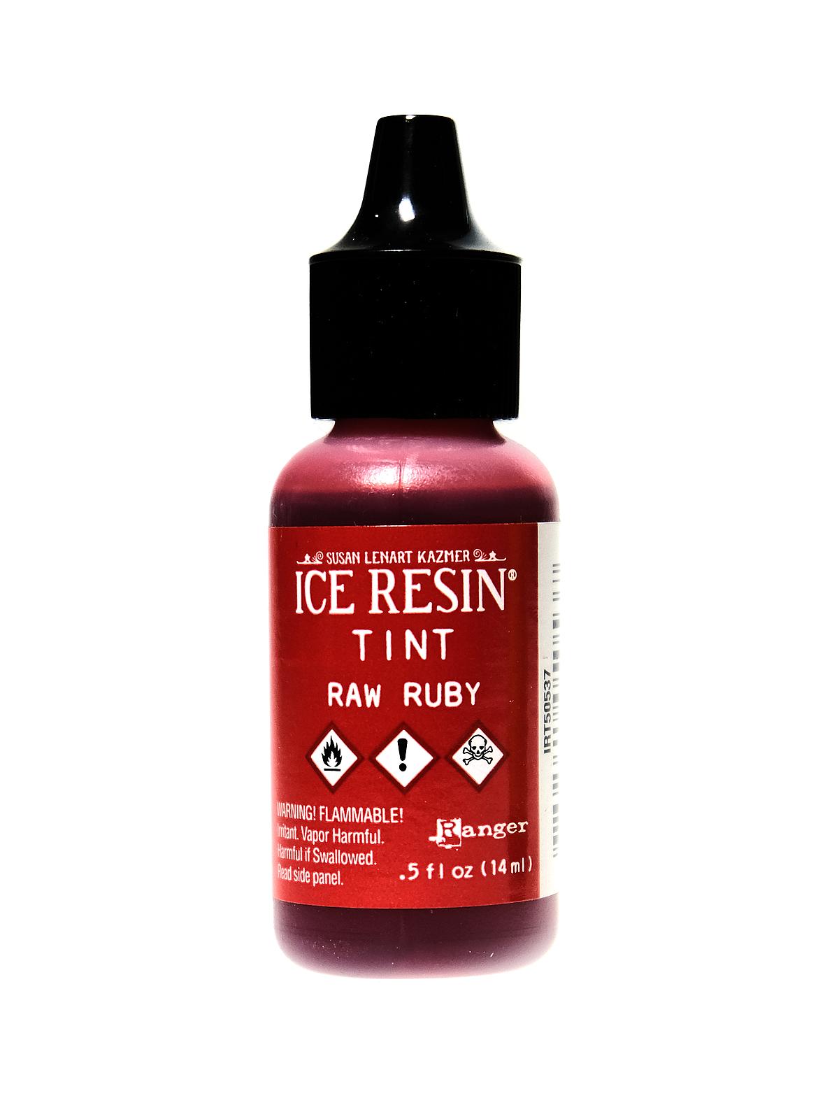 ICE Resin Tints 0.5 oz. bottle raw ruby