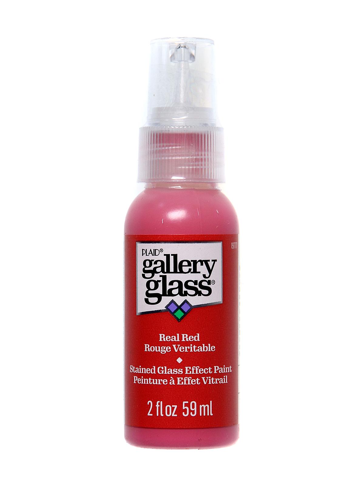 Gallery Glass Window Color real red 2 oz.