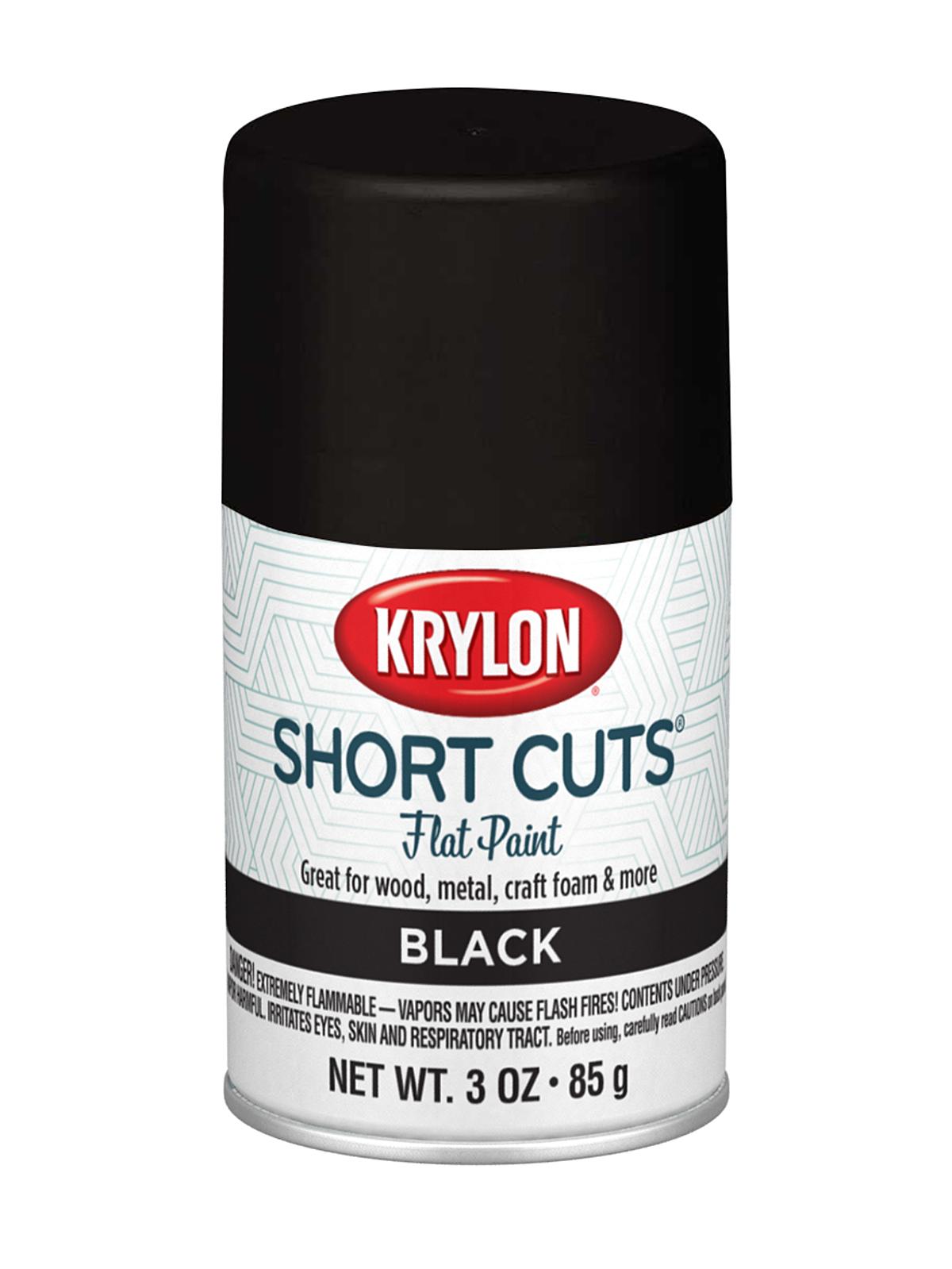 Short Cuts flat black 3 oz. aerosol